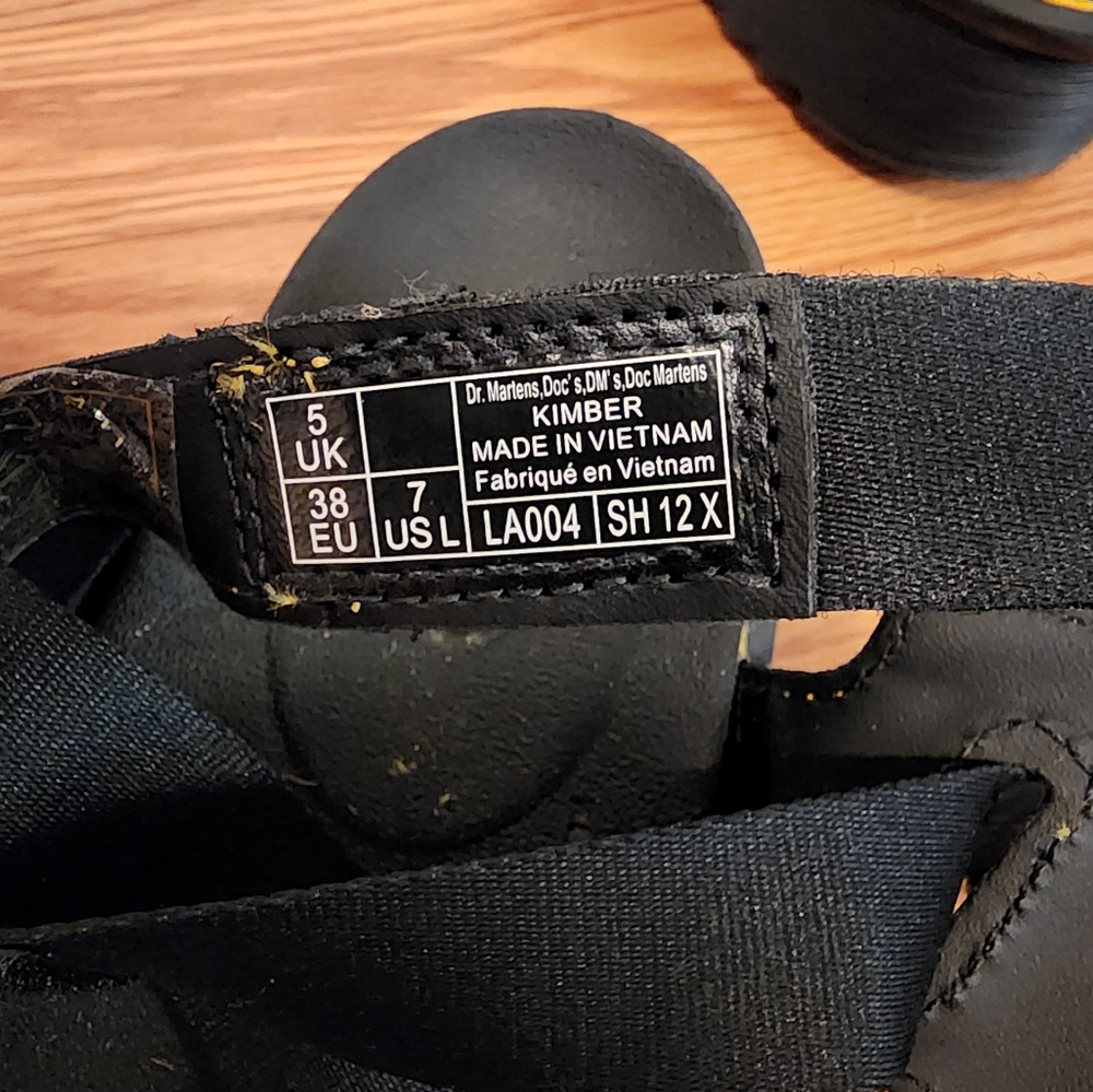 Dr Martens Velcro Strap Platform Sandals SIZE 7 - Picture 5 of 5